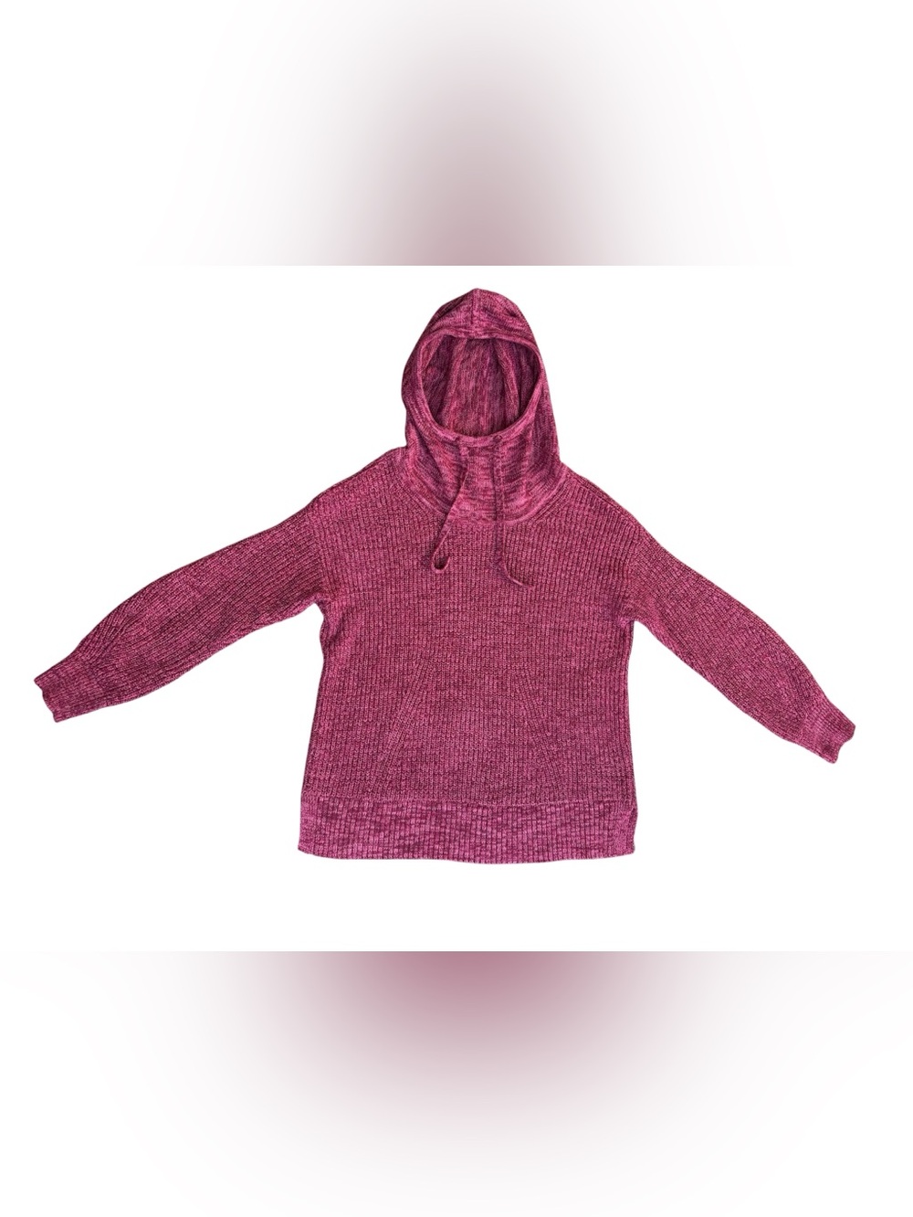 GAP burgundy hoodie kit sweater women's size M